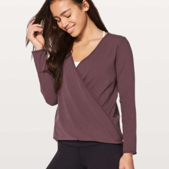 lululemon athletica Tops - Lululemon Full Freedom Long Sleeve Top in Purple